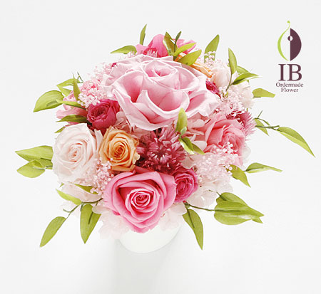 プリザ バラ ストロベリー