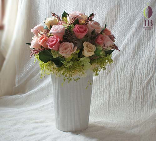 バラのお花プリザーブド プリザードフラワー オーダーメイド