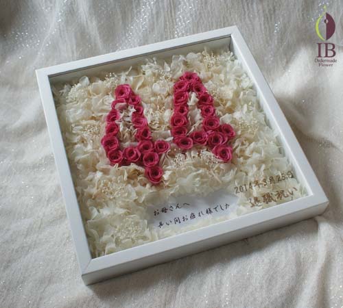 フレーム装飾
バラプリザーブド