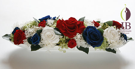 プリザ バラ レッド