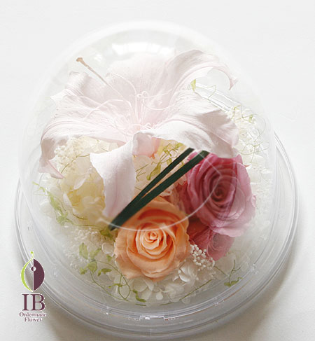 プリザード ユリのお花 誕生日