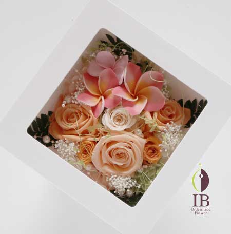 プリザーブド フレーム装飾 オーダーメイド