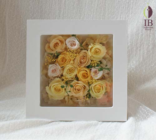 プリザーブドフラワーフレーム プリザードフラワー オーダーメイド